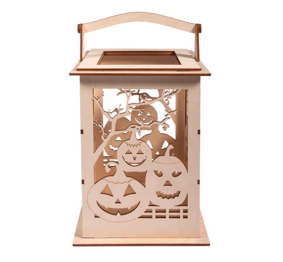 Holz-Laterne "Halloween", Bausatz 