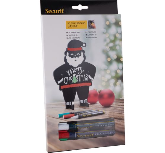 Kreidetafel "Santa Claus"