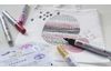KREUL Textil Marker medium "Glitter", 5er-Set