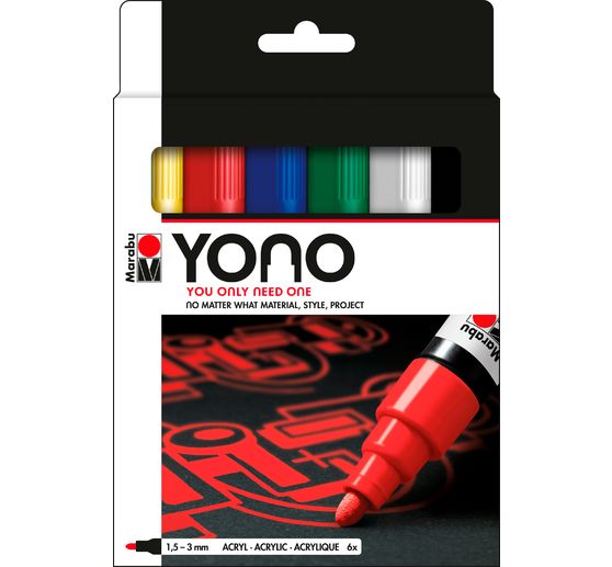 Marabu YONO Marker-Set "BASIC 3"