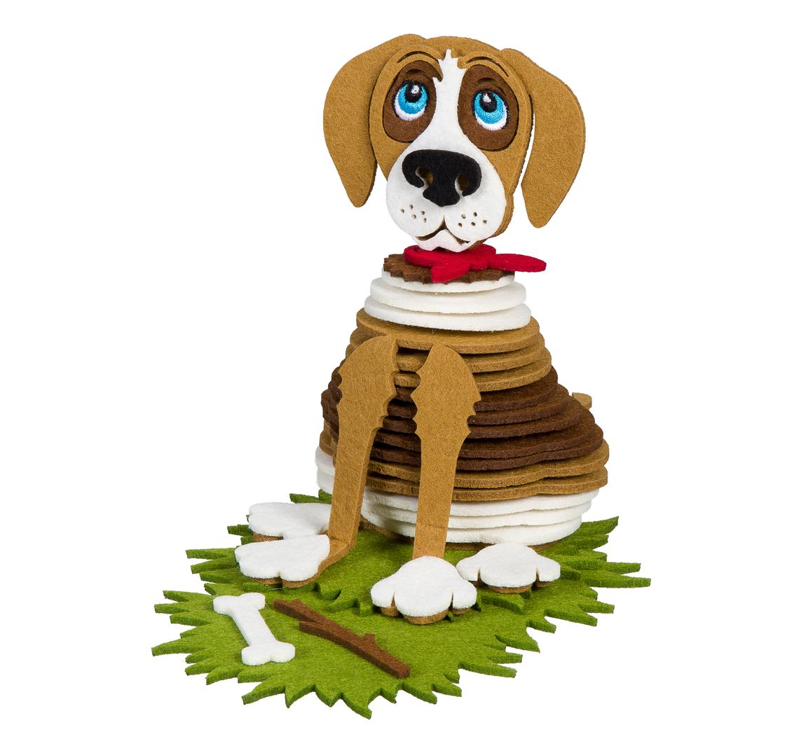 37% Rabatt auf das Bastel-Set "Hund" bei Vbs-hobby
