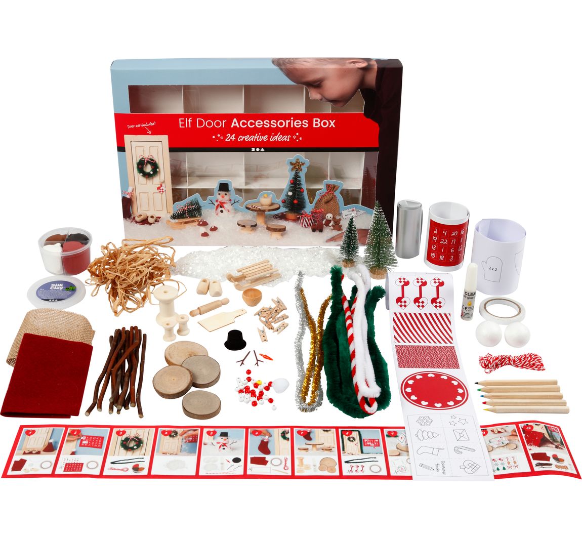 Bastelbox Wichteltür Weihnachtsszenen