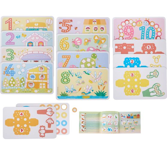 PlayMais Card-Set "Fun to learn numbers"