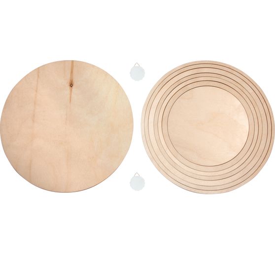 Holzplatten/-ringe Set