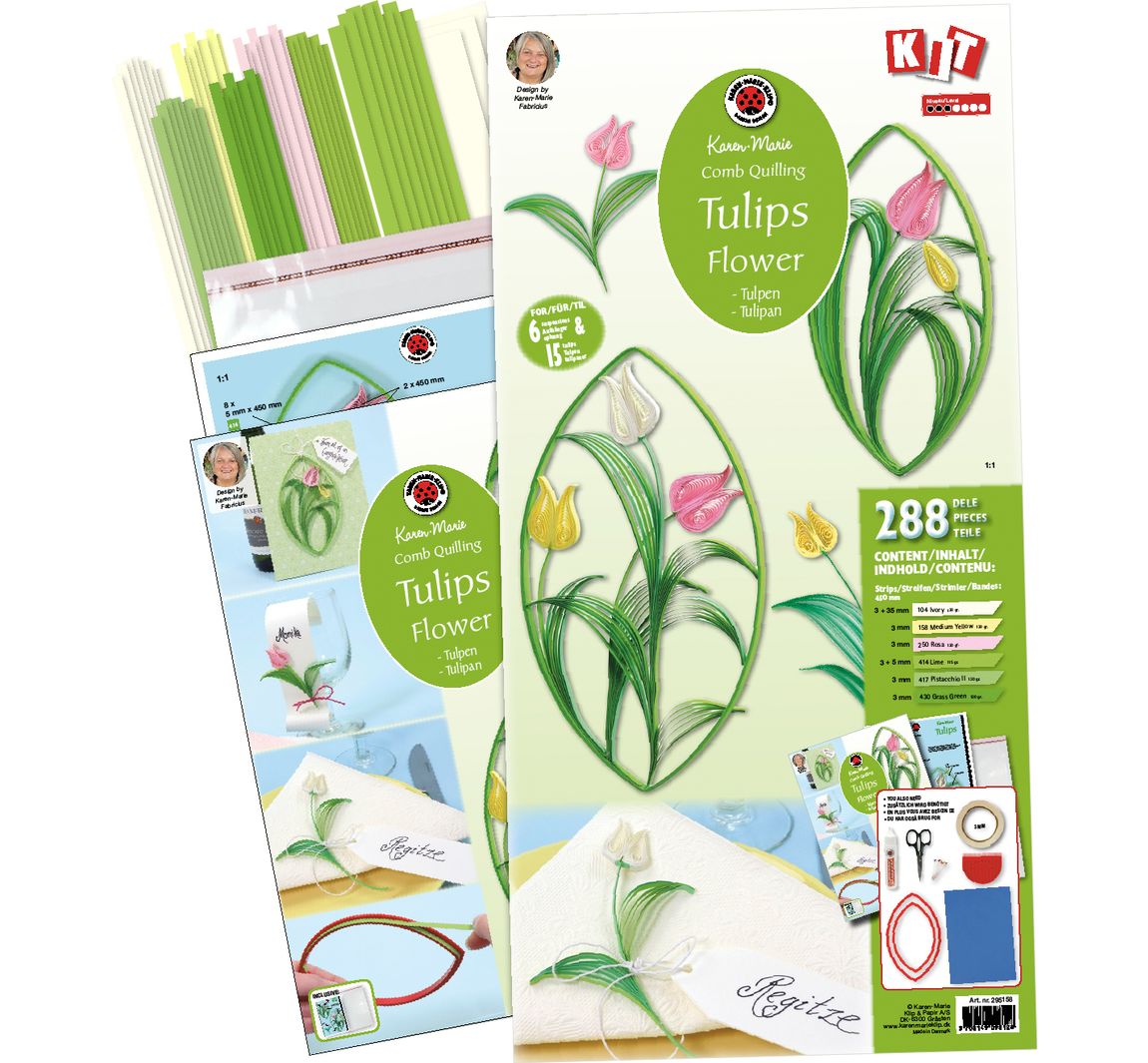 Karen-Marie Quilling-Set Tulips