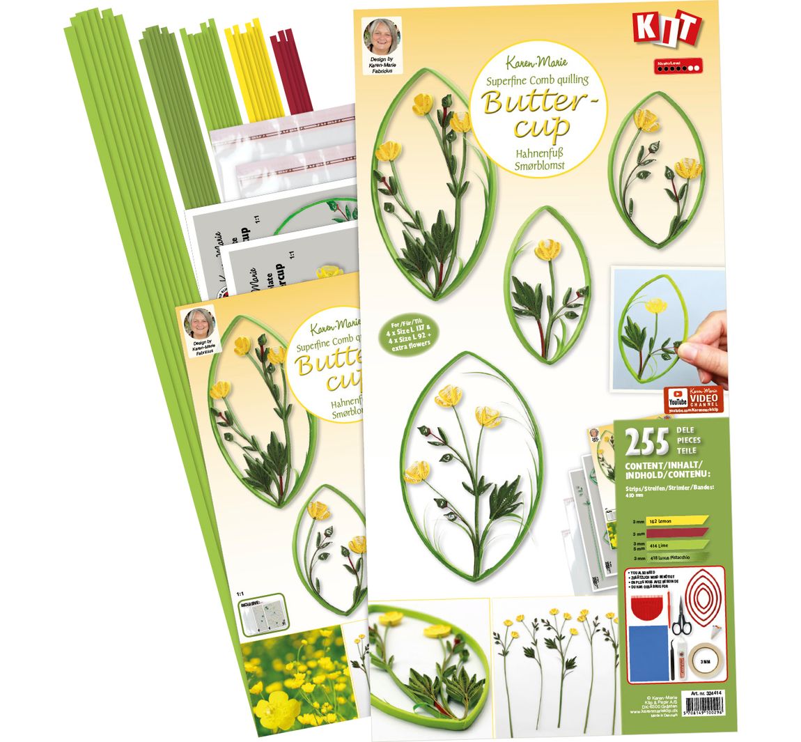 Karen-Marie Quilling-Set Buttercups
