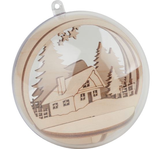 Holz-Steckmotiv "Bergwelt"
