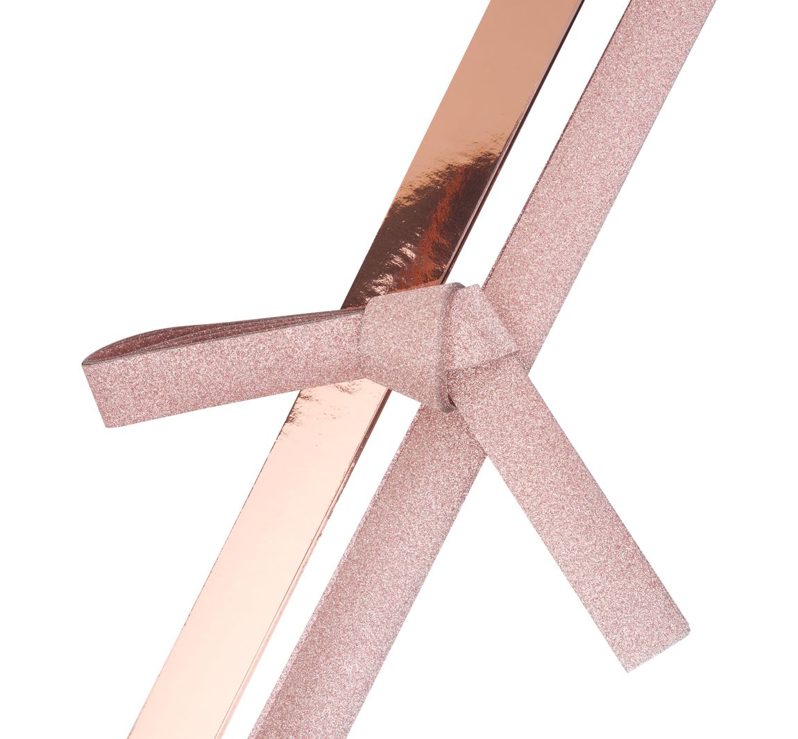 Papierstreifen "Glitter, Roségold" - Roségold