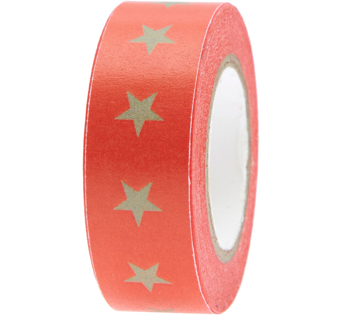 Deko Tape Sterne, Rot