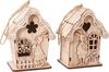VBS Wooden building kit "Rabbit houses", with LED