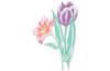 Sizzix Thinlits Stanzschablone "Layered Spring Flowers"