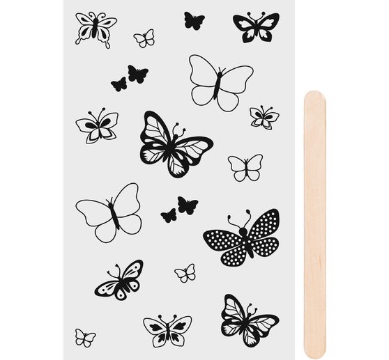 Rubbel-Sticker "Schmetterlinge"