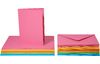 Double cards with envelopes "Vivid colours", 50 pieces