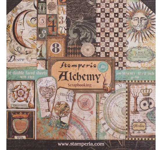 Scrapbook-Block "Alchemy"