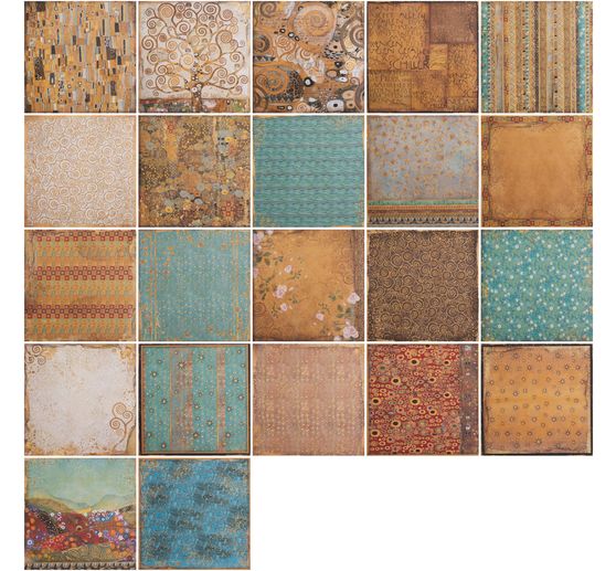 Scrapbook-Block "Klimt Backgrounds"