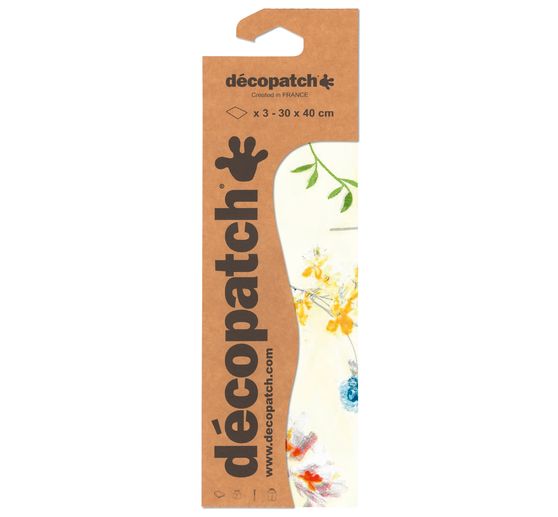 Décopatch-Papier "Blumenwiese"