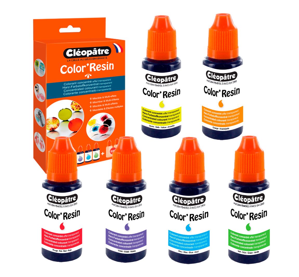 COLOR'RESIN Komplett-Set, 6 Farben