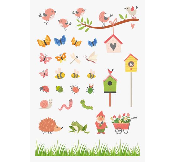 Fenster Sticker "Garten"