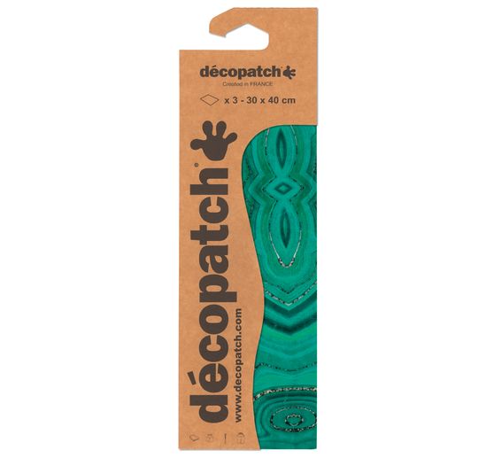 Décopatch-Papier "Marmor-Ocean"