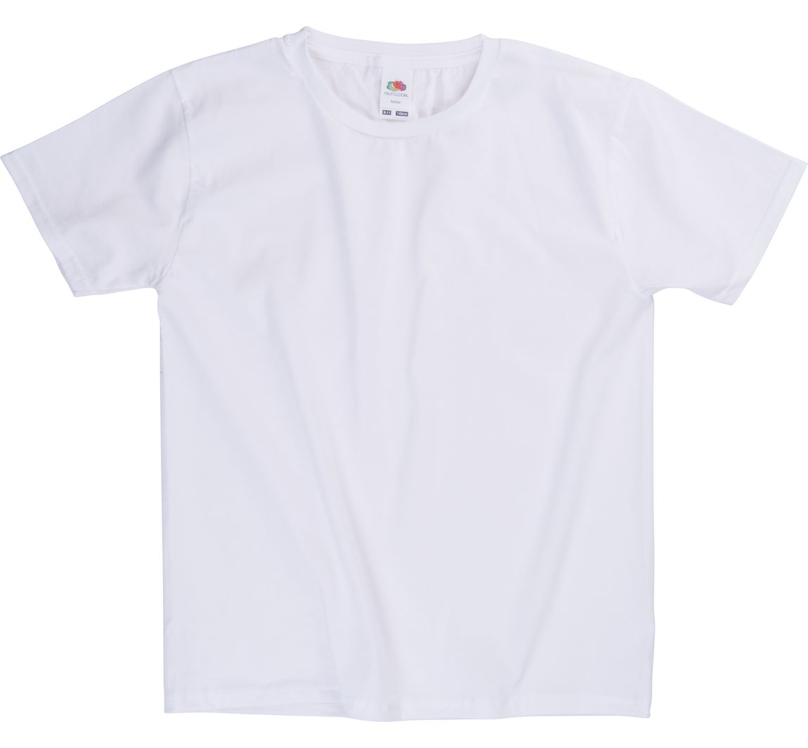 Kinder T-Shirt "Weiß" - Konfektionsgröße 164
