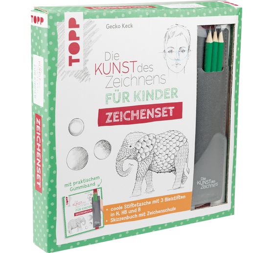 Buch "Die Kunst des Zeichnens für Kinder Zeichenset"