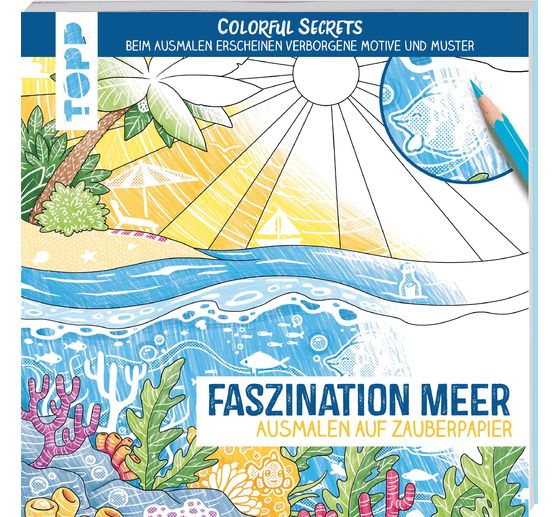 Buch "Colorful Secrets - Faszination Meer (Ausmalen auf Zauberpapier)"