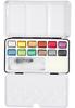 Watercolor paint box Metallic