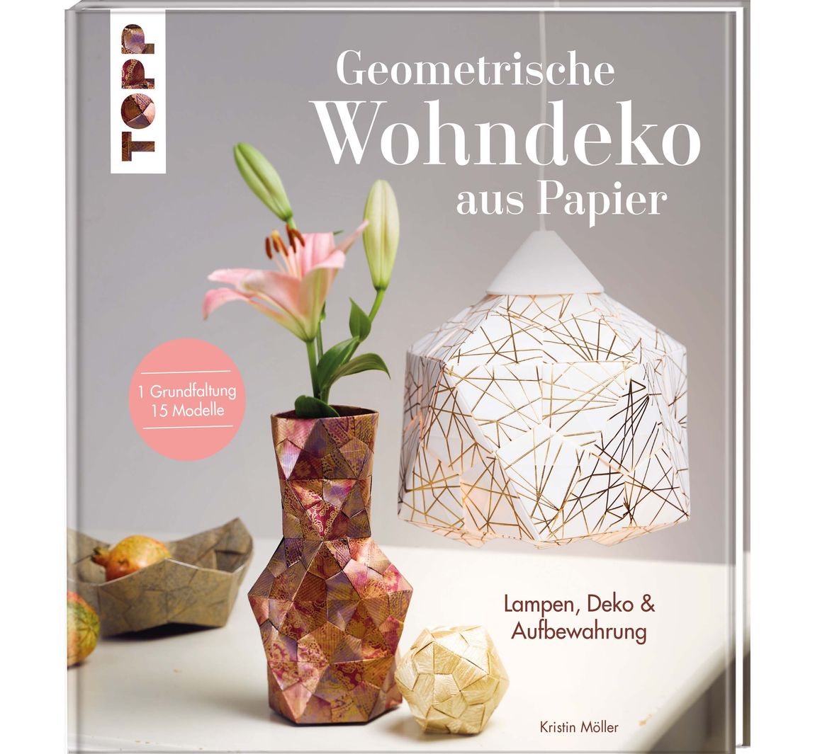 Buch Geometrische Wohndeko aus Papier