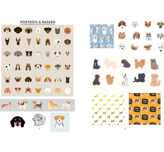 Buch "Bullet Journal Stickerbuch - Hundeglück"