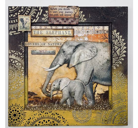 Scrapbook-Block "Savana"