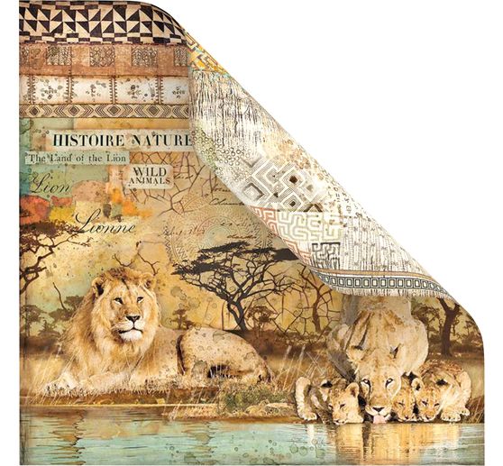 Scrapbook block "Savana"