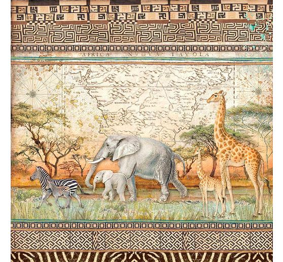 Scrapbook-Block "Savana"