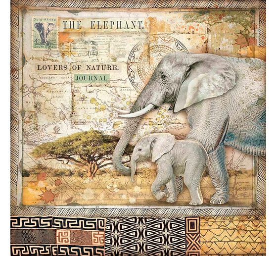 Scrapbook-Block "Savana"