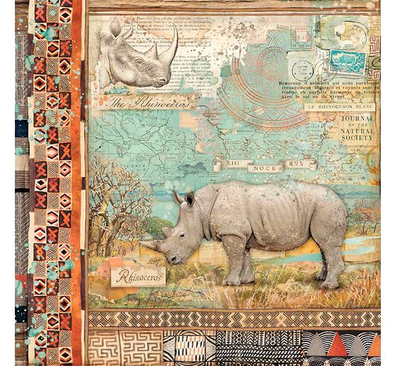 Scrapbook-Block "Savana"