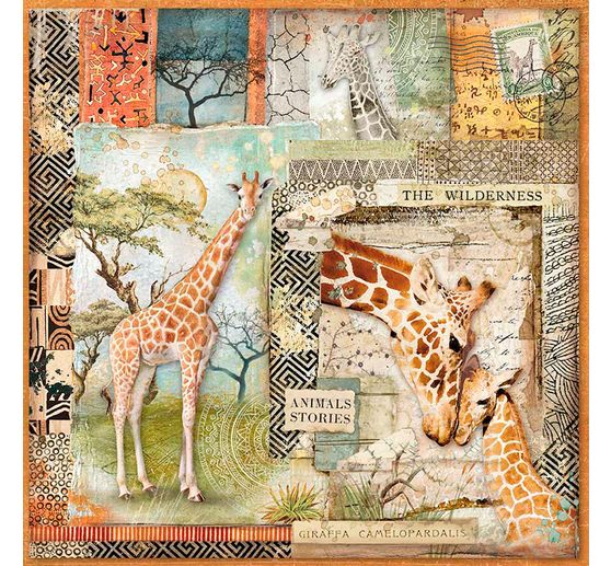 Scrapbook-Block "Savana"