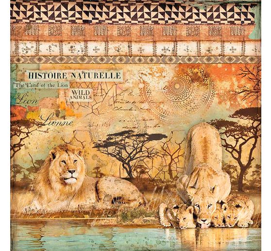 Scrapbook-Block "Savana"