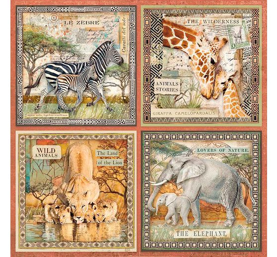 Scrapbook-Block "Savana"