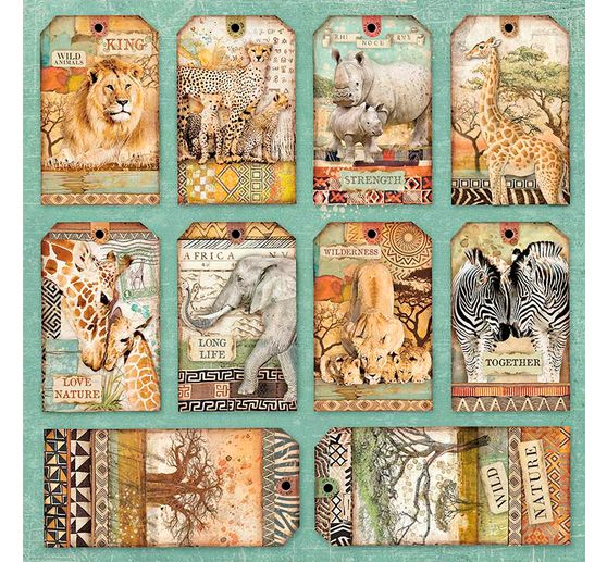 Scrapbook-Block "Savana"