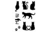 Clear Stamps "Katzen"