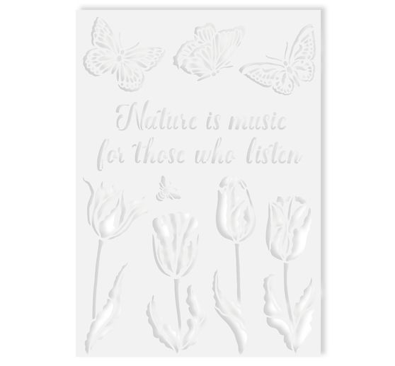 Schablone "Nature is Music..."