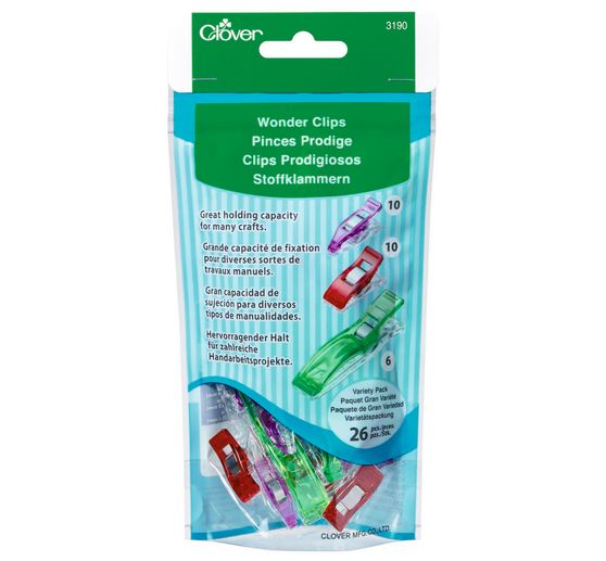 Clover Stoffklammern "Wonder Clips"