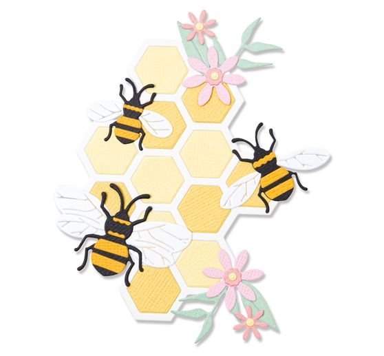 Sizzix Thinlits Stanzschablone "Bee Hive"