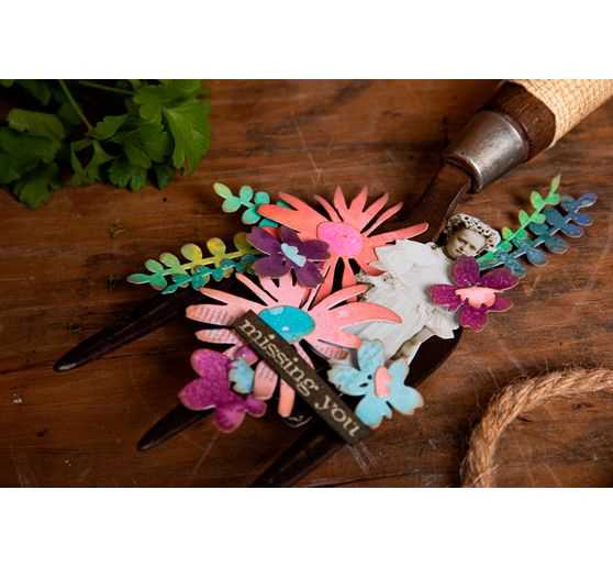 Sizzix Thinlits Stanzschablone "Modern Floristry by Tim Holtz"