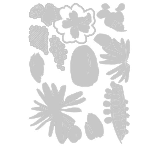 Sizzix Thinlits Stanzschablone "Modern Floristry by Tim Holtz"