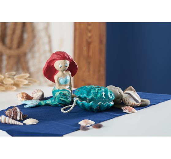 Muschelbox, Pappmaché