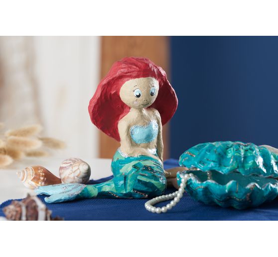 Muschelbox, Pappmaché