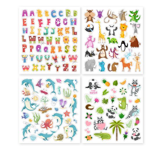 Glitzer-Sticker "Animals"