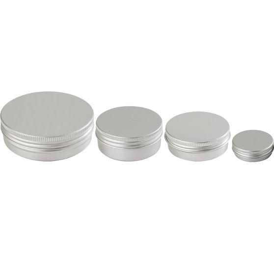 Aluminium Schraubdose