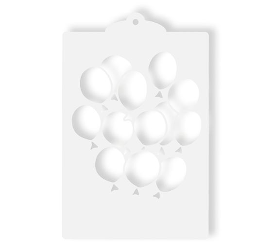 Stencil "Balloon grape"