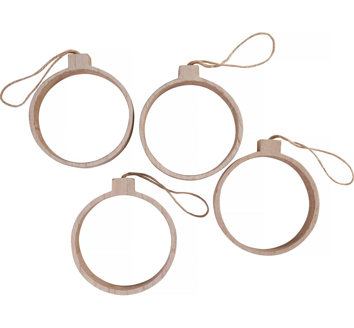 VBS Anhänger "Baumkugeln", 4er-Set